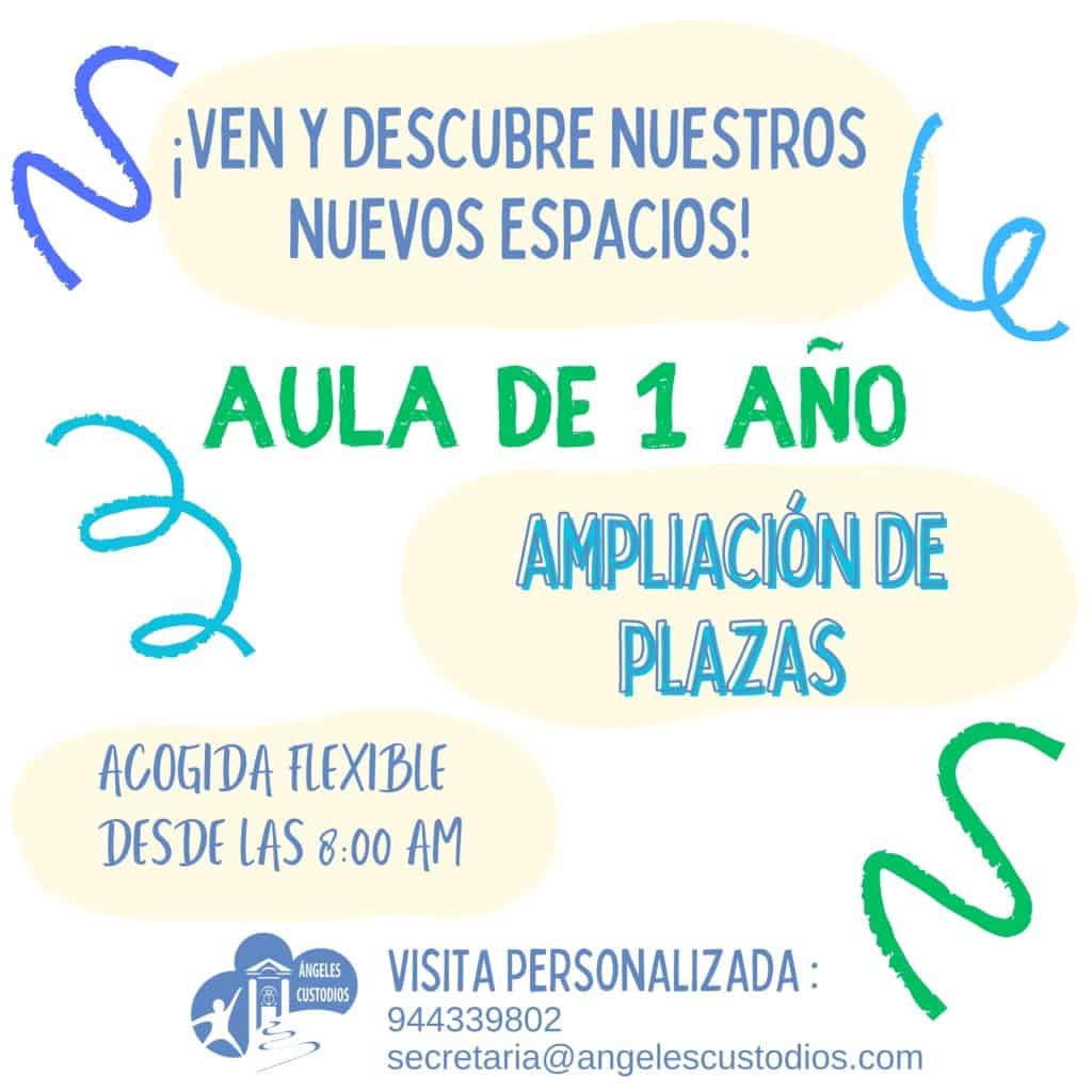 ¡Abrimos una nueva aula de guardería de 1 año!