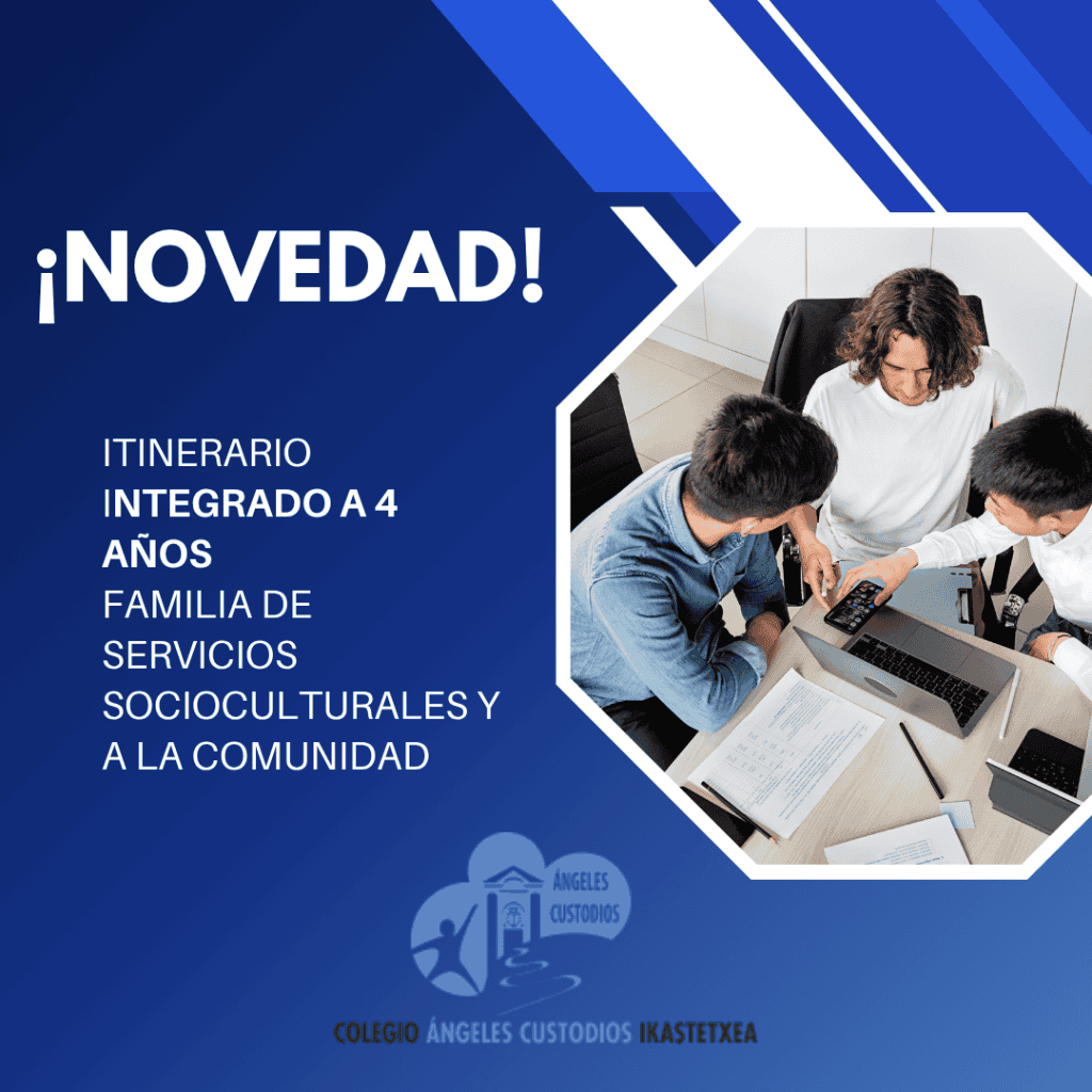 ¡¡¡NOVEDAD!!! ITINERARIO INTEGRADO A 4 AÑOS  FAMILIA DE SERVICIOS SOCIOCULTURALES Y A LA COMUNIDAD