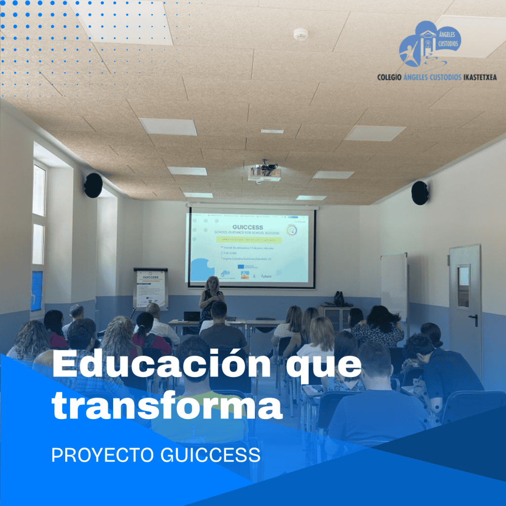 EDUCACIÓN QUE TRANSFORMA. GUICCESS triunfa en Bilbao y Giulianova: Europa se une por una orientación escolar transformadora.